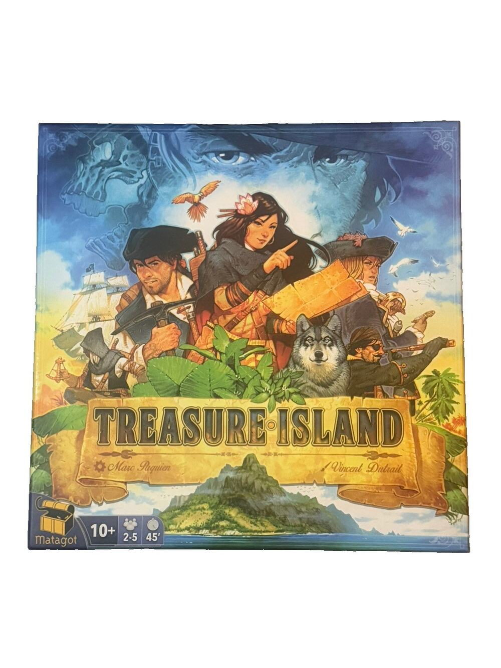 Matagot Treasure Island Board Game (Rare & Hard to Find)